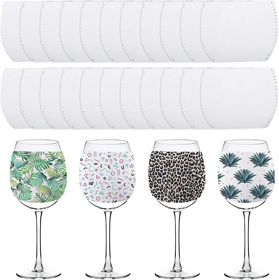 30 Piece Blank Sublimation Wine Sleeve