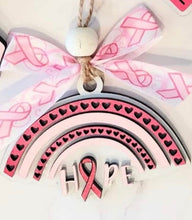 Load image into Gallery viewer, Breast Cancer Awareness Car Charm
